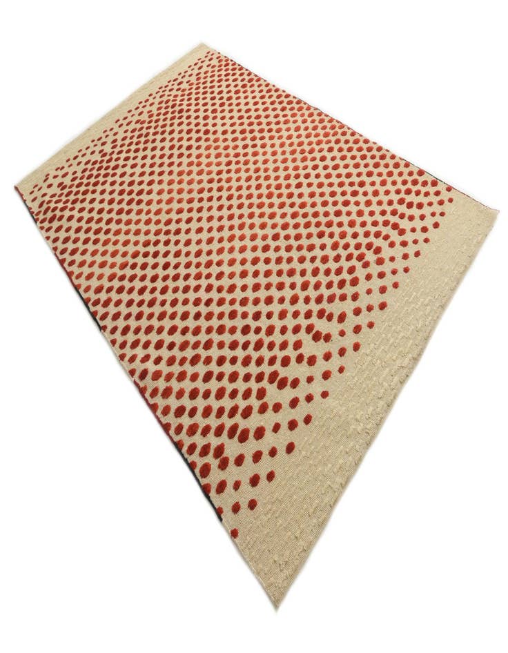 Detail image of  6' 6 x 9' 9  Hand Knotted Darya Wool Rug