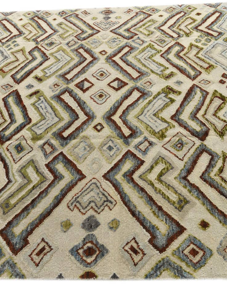 Detail image of  8' 3 x 10' 4  Hand Knotted Darya Wool Rug