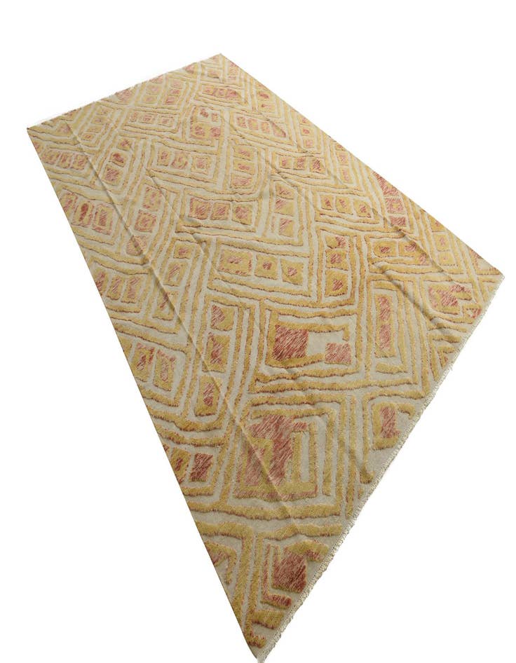 Detail image of  9' 7 x 14' 3  Hand Knotted Darya Wool Rug