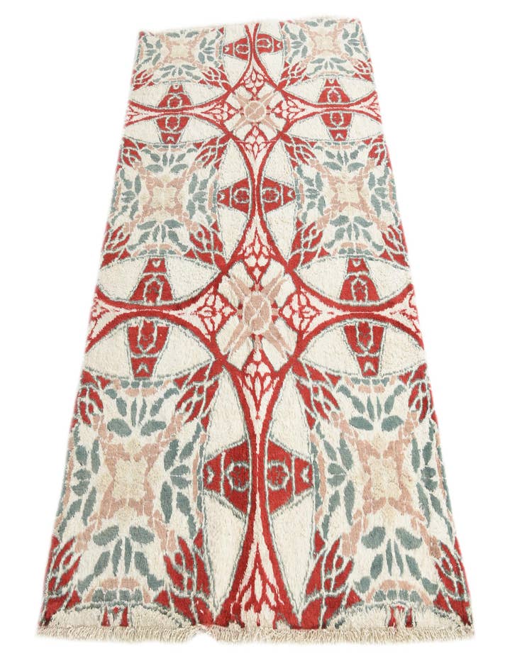 Detail image of  4' 1 x 6'  Hand Knotted Darya Wool Rug