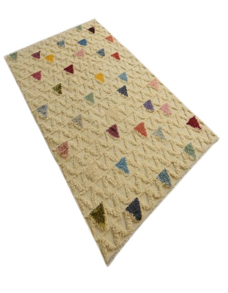 Detail image of  5' 7 x 8' 5  Hand Knotted Darya Wool Rug