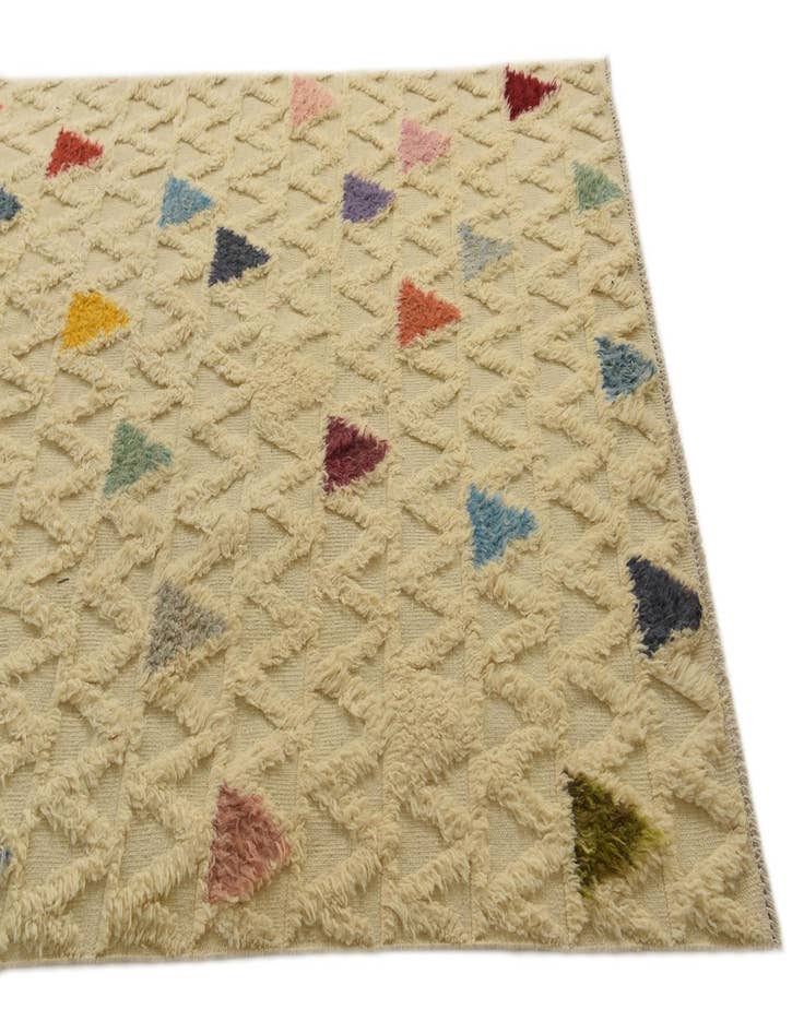 Detail image of  5' 7 x 8' 5  Hand Knotted Darya Wool Rug