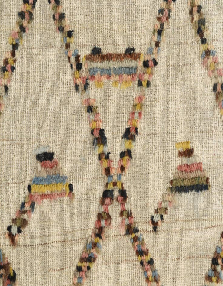 Detail image of  5' 3 x 7' 7  Hand Knotted Darya Wool Rug