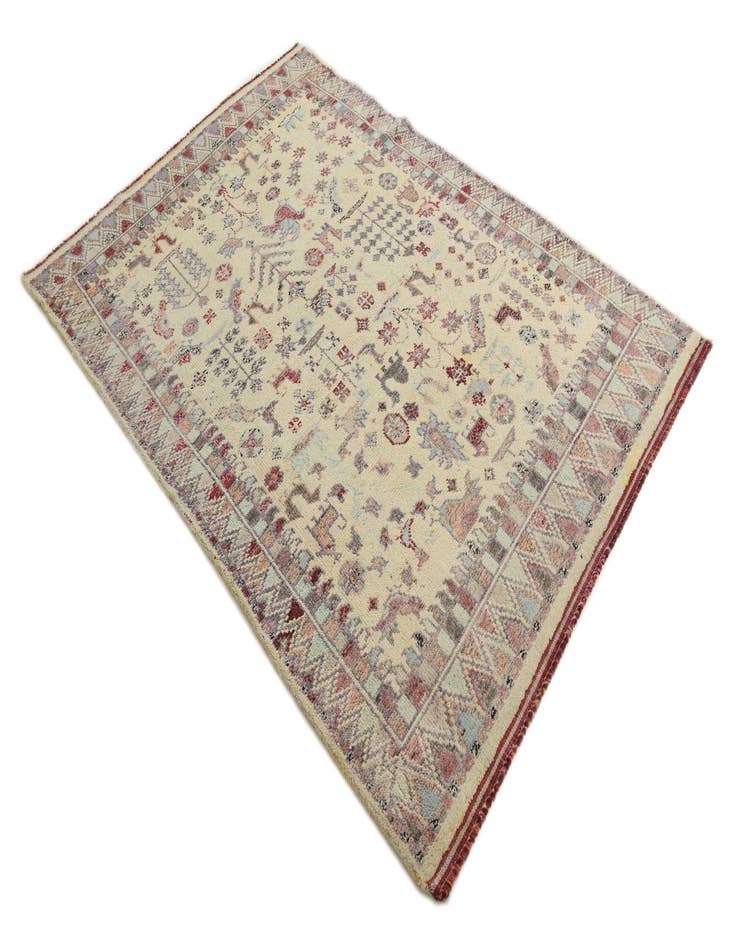 Detail image of  5' 6 x 7' 8  Hand Knotted Darya Wool Rug