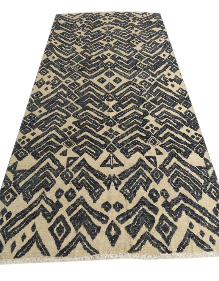 Detail image of  8' x 10' 4  Hand Knotted Darya Wool Rug