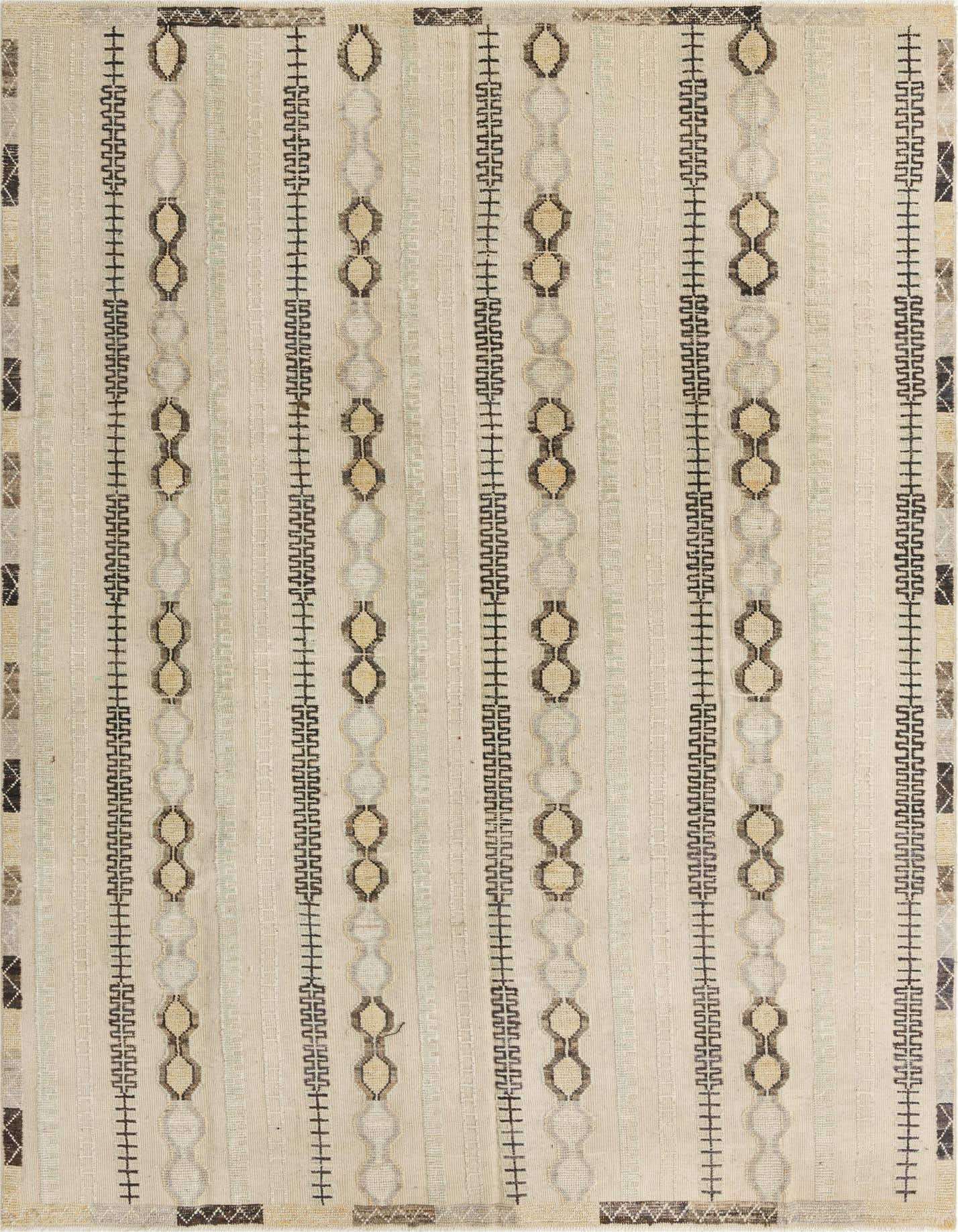 Primary image  9' x 12' 7  Hand Knotted Darya Wool Rug