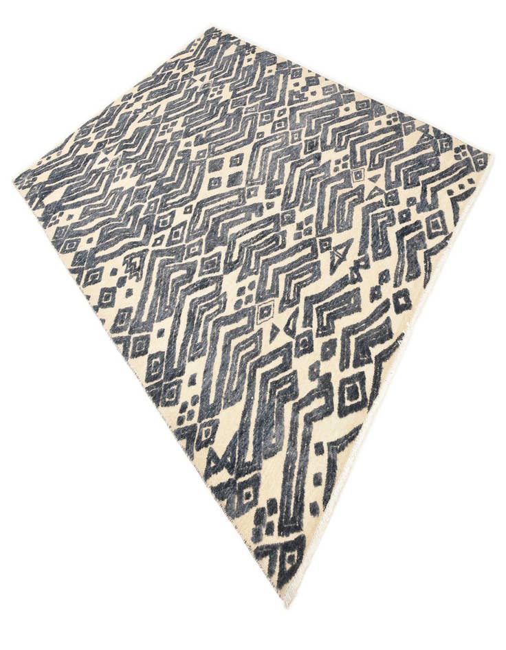 Detail image of  7' 9 x 10' 3  Hand Knotted Darya Wool Rug