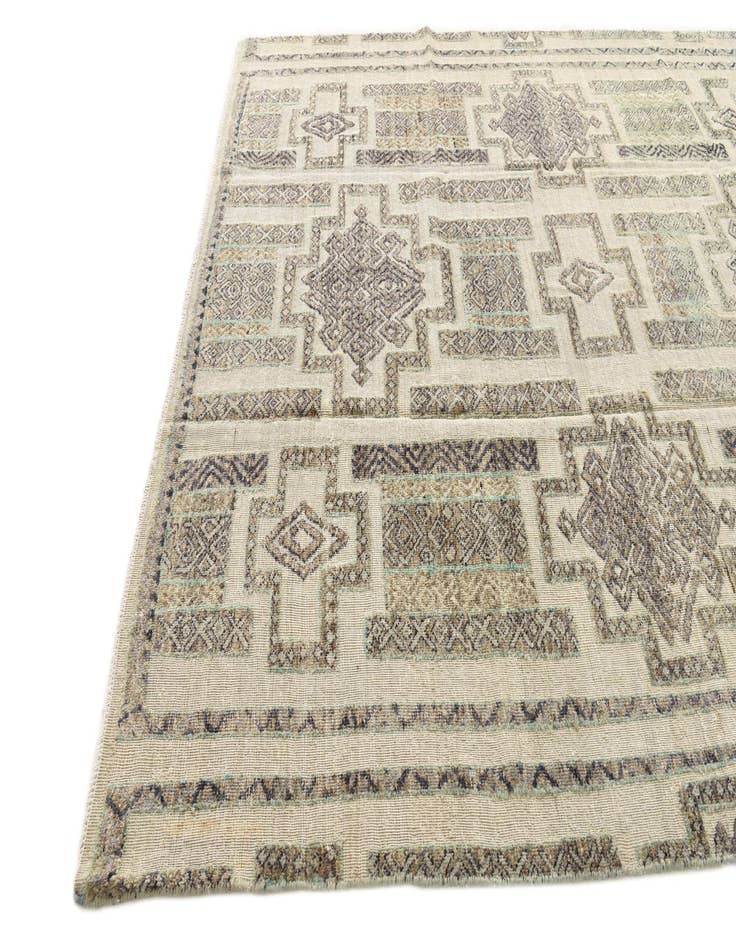 Detail image of  7' 10 x 9' 6  Hand Knotted Darya Wool Rug
