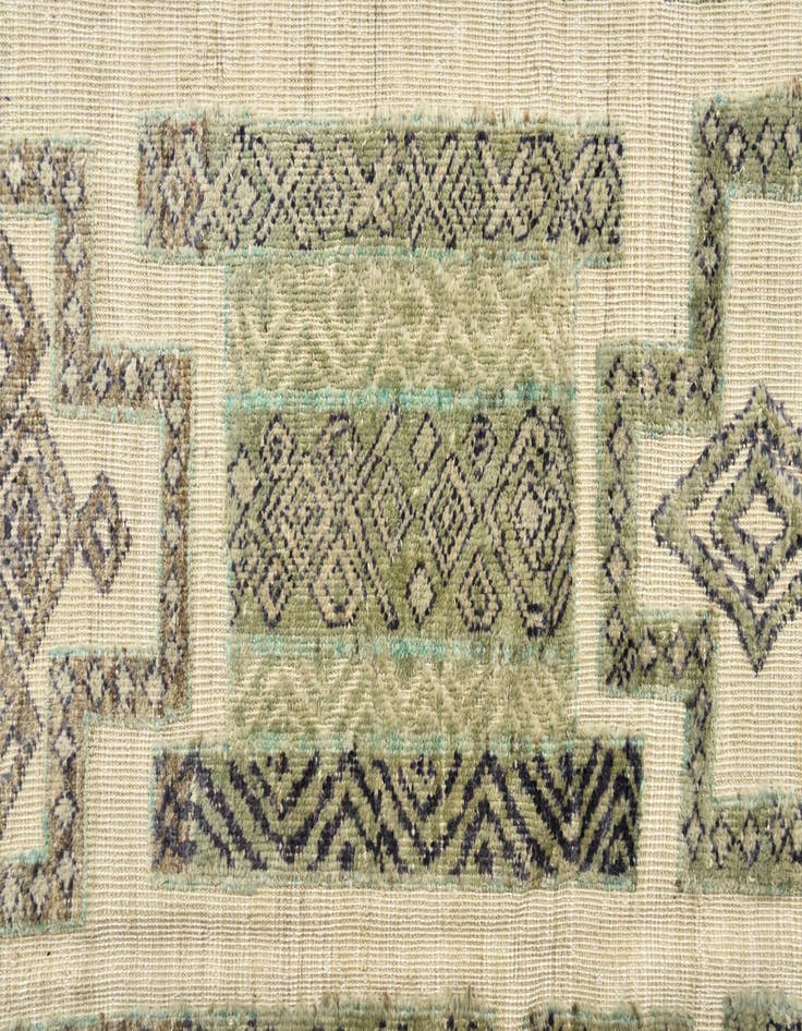 Detail image of  7' 10 x 9' 6  Hand Knotted Darya Wool Rug