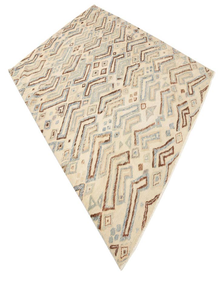 Detail image of  7' 8 x 10' 3  Hand Knotted Darya Wool Rug