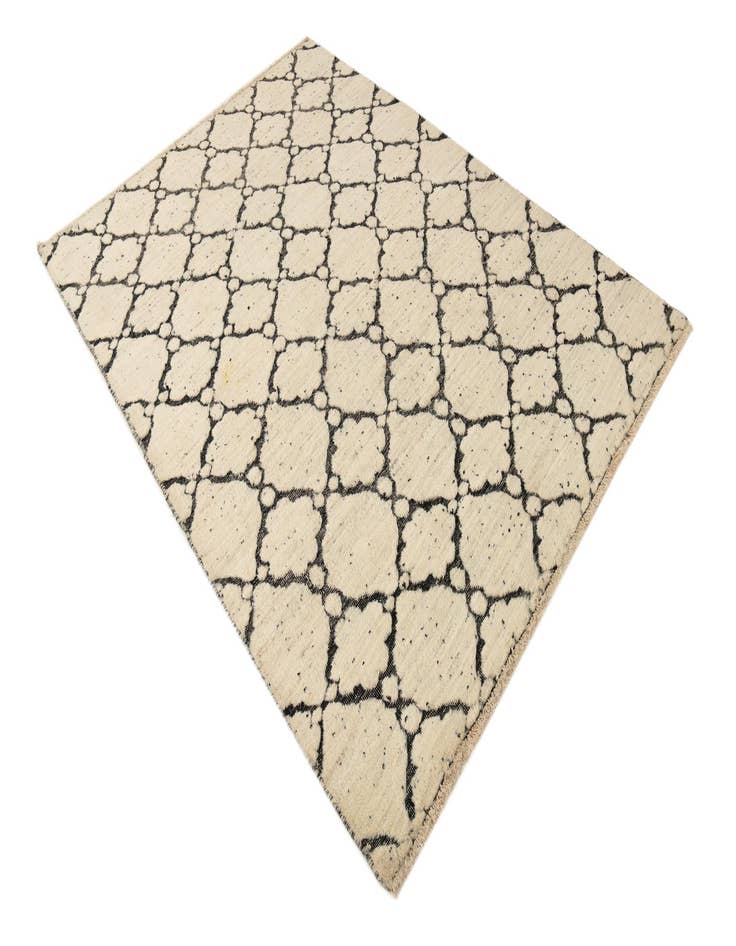 Detail image of  5' 7 x 7' 8  Hand Knotted Darya Wool Rug