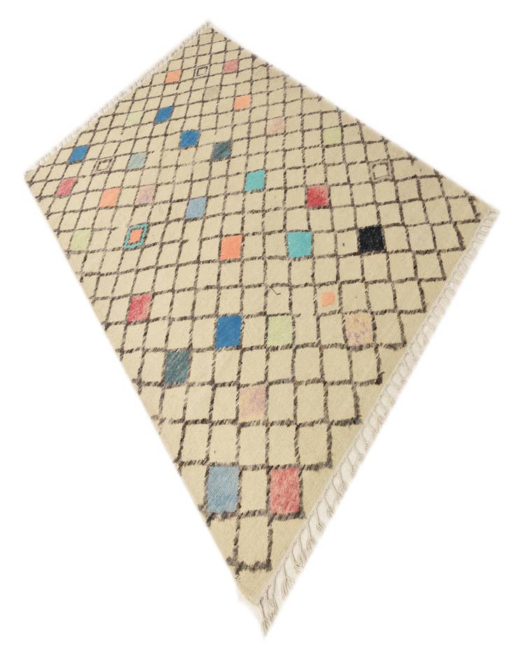 Detail image of  6' x 9'  Hand Knotted Darya Wool Rug