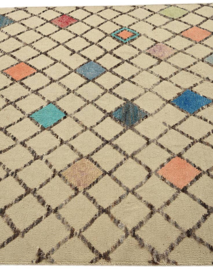 Detail image of  6' x 9'  Hand Knotted Darya Wool Rug