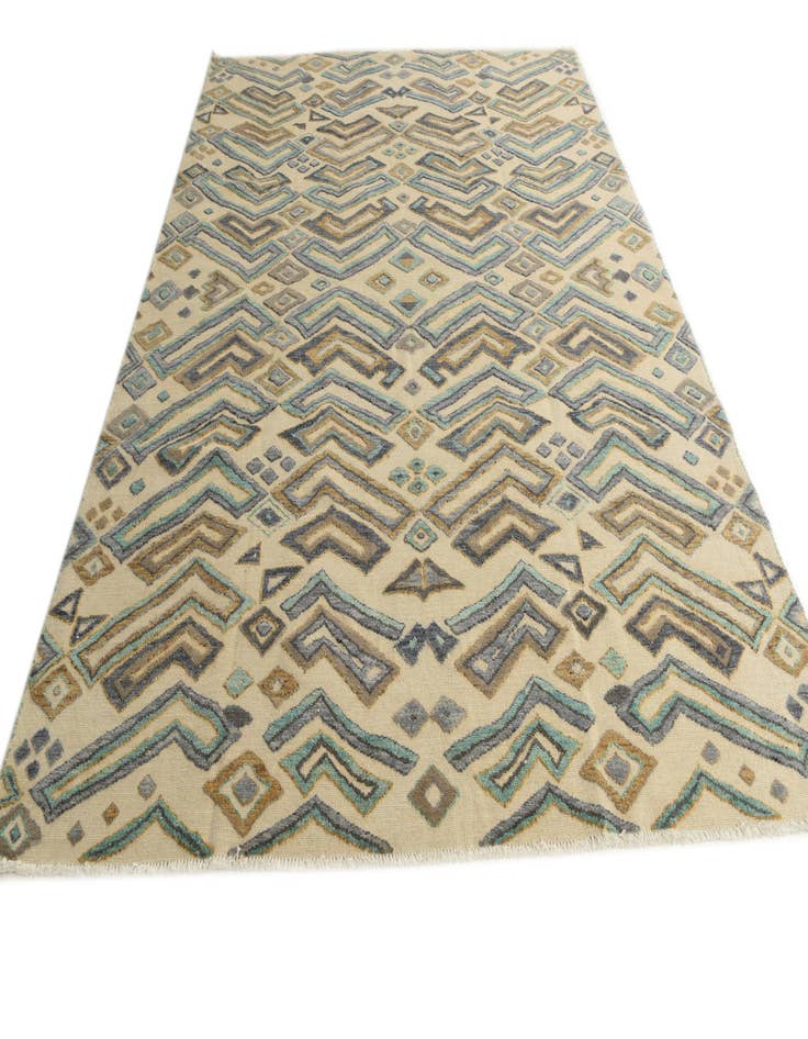 Detail image of  8' x 10' 7  Hand Knotted Darya Wool Rug