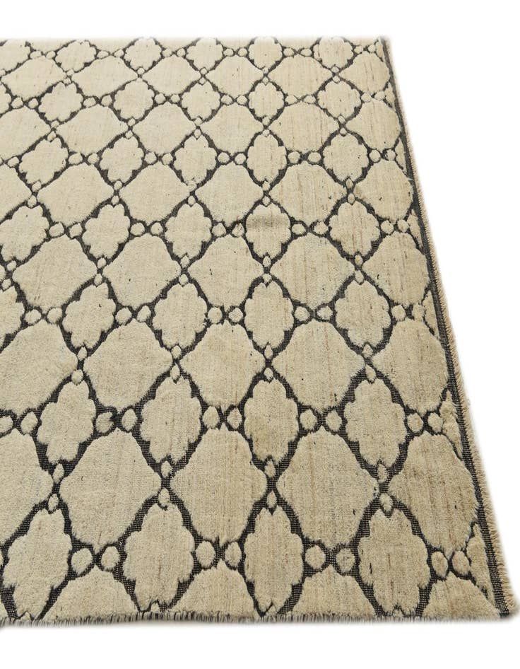 Detail image of  6' 6 x 10'  Hand Knotted Darya Wool Rug