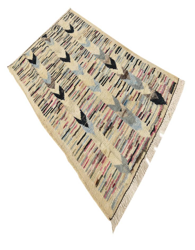 Detail image of  3' 7 x 6' 2  Hand Knotted Darya Wool Rug