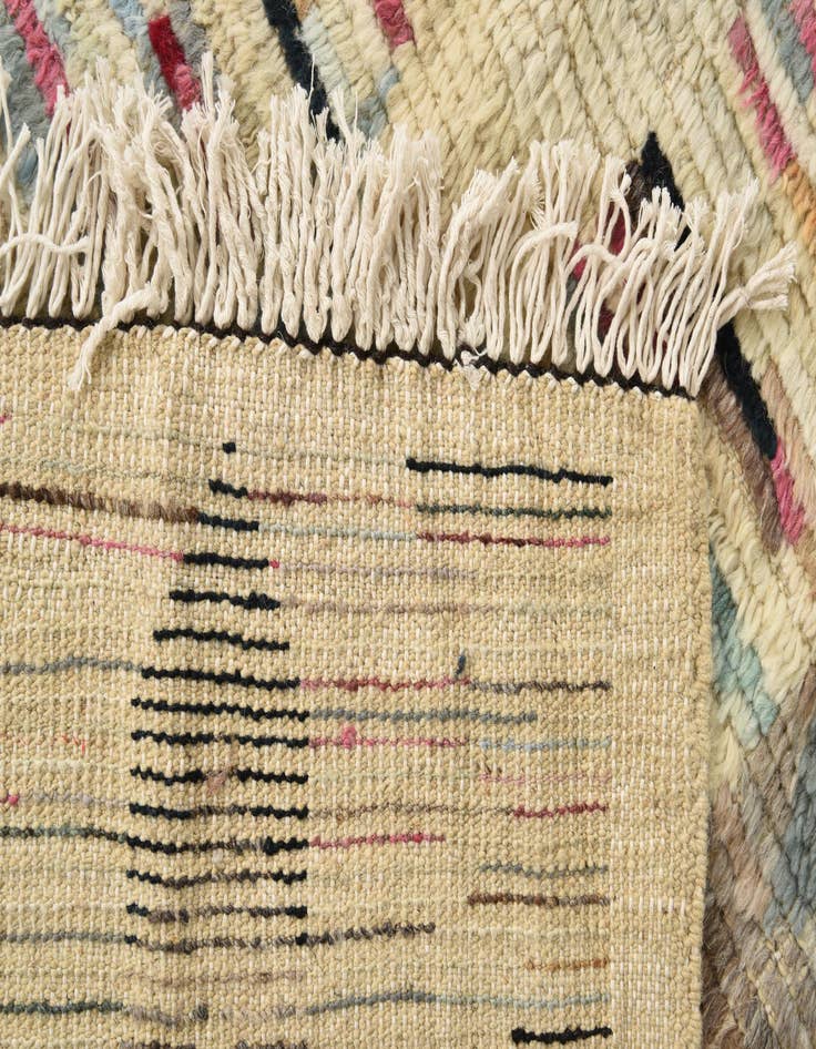 Detail image of  3' 7 x 6' 2  Hand Knotted Darya Wool Rug