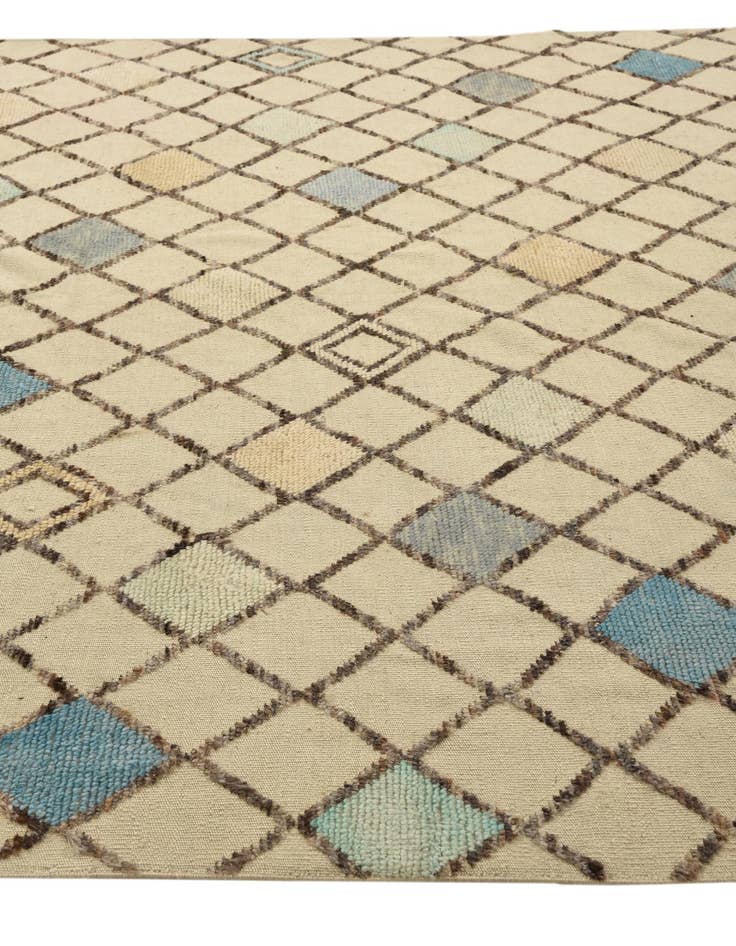 Detail image of  7' 8 x 10'  Hand Knotted Darya Wool Rug