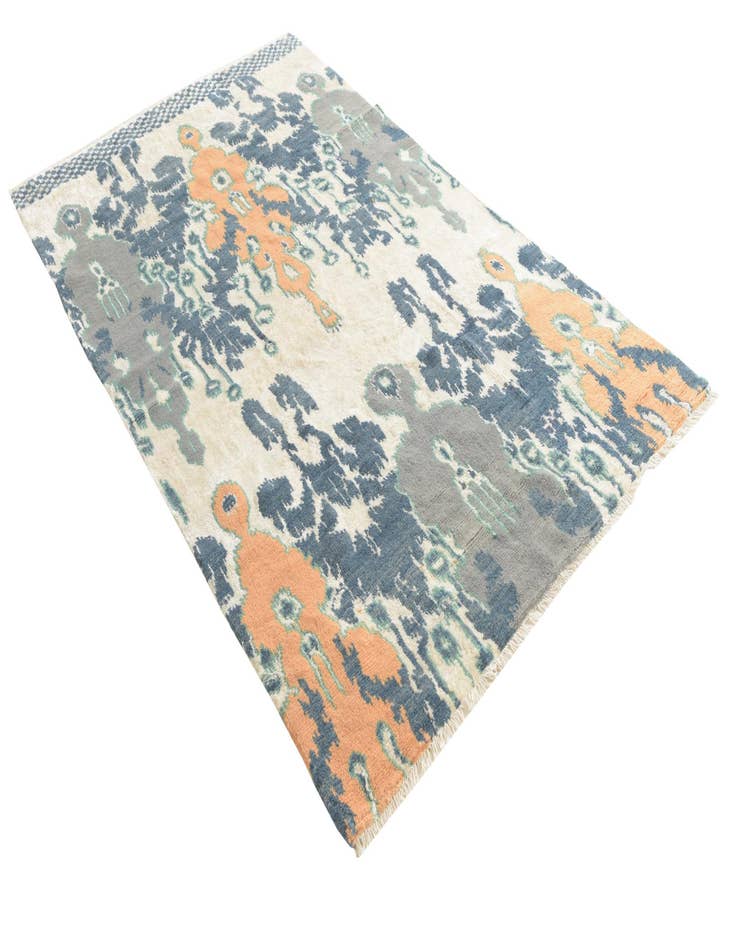 Detail image of  5' 1 x 8' 3  Hand Knotted Darya Rug