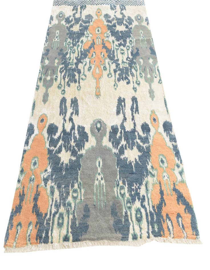 Detail image of  5' 1 x 8' 3  Hand Knotted Darya Rug