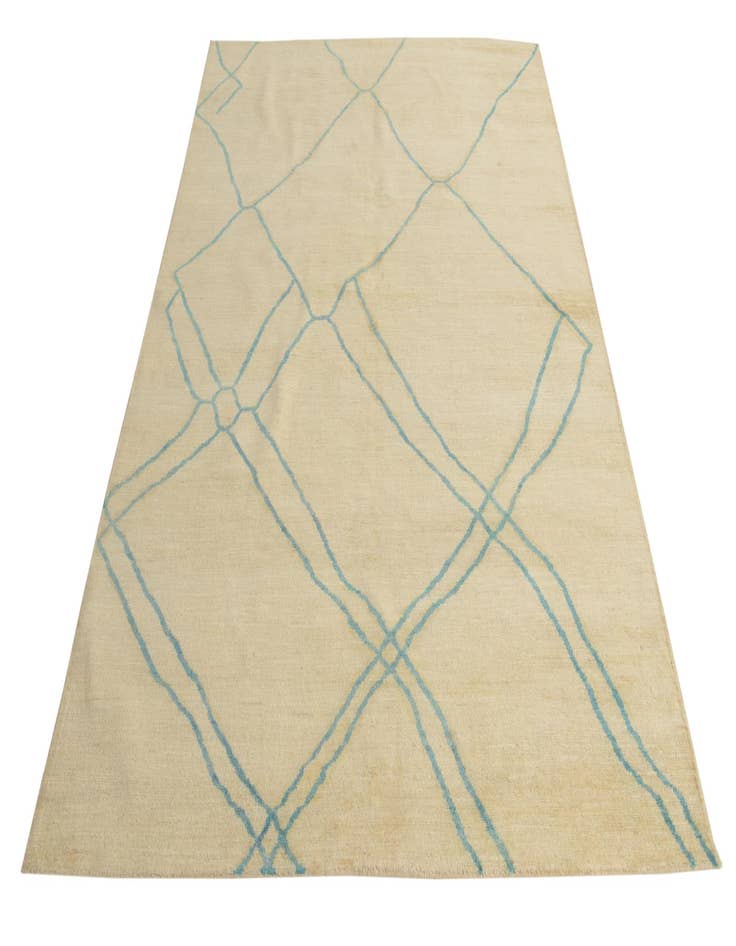 Detail image of  5' 9 x 7' 9  Hand Knotted Darya Wool Rug