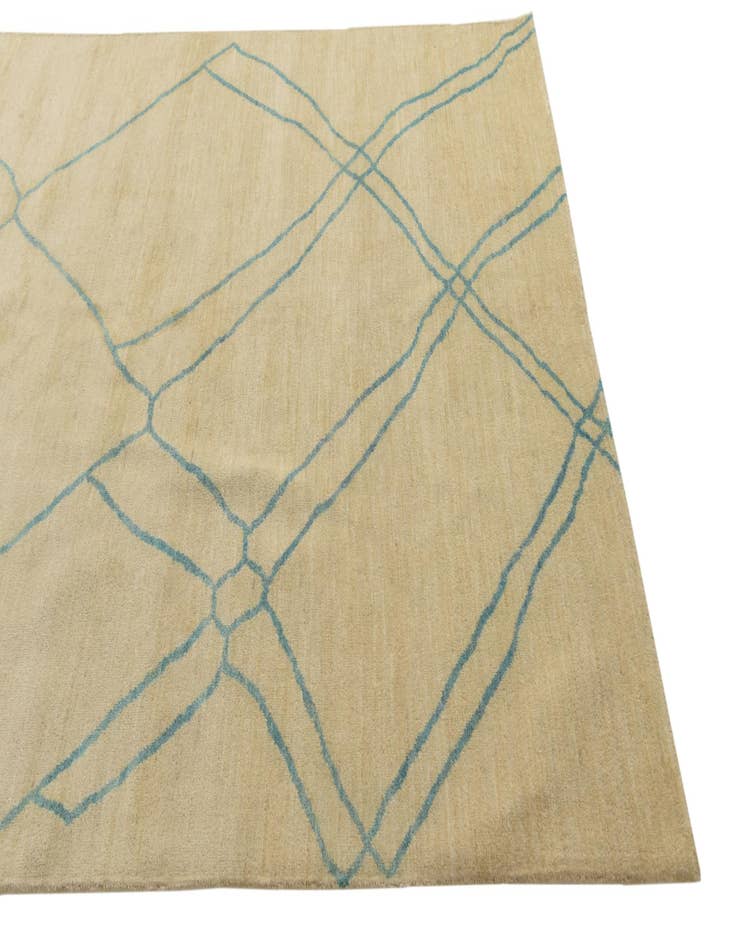 Detail image of  5' 9 x 7' 9  Hand Knotted Darya Wool Rug