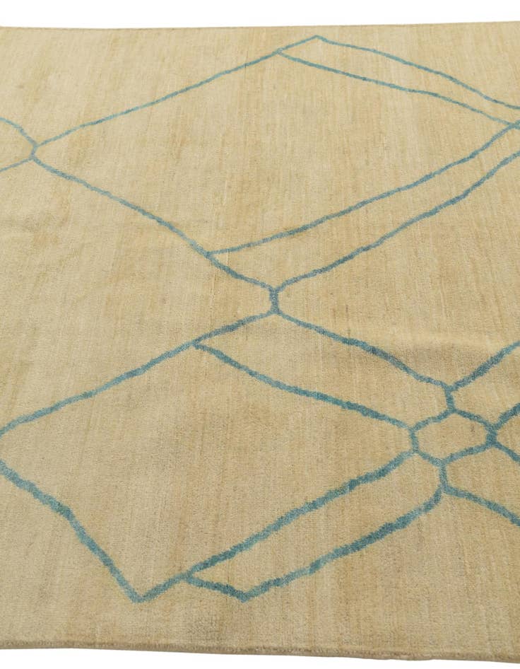 Detail image of  5' 9 x 7' 9  Hand Knotted Darya Wool Rug