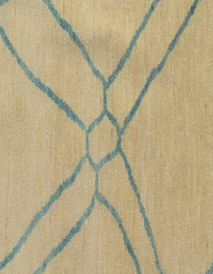 Detail image of  5' 9 x 7' 9  Hand Knotted Darya Wool Rug