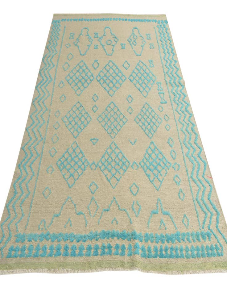 Detail image of  6' 8 x 8' 8  Hand Knotted Darya Wool Rug