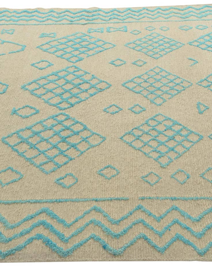 Detail image of  6' 8 x 8' 8  Hand Knotted Darya Wool Rug