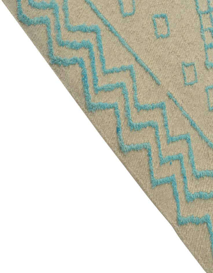 Detail image of  6' 8 x 8' 8  Hand Knotted Darya Wool Rug