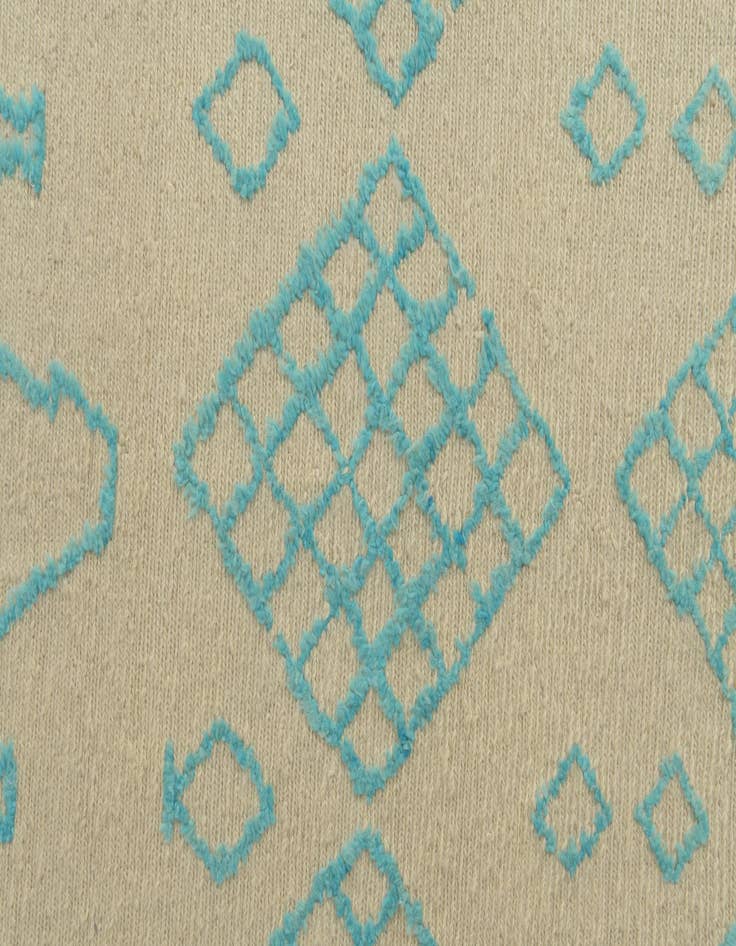 Detail image of  6' 8 x 8' 8  Hand Knotted Darya Wool Rug