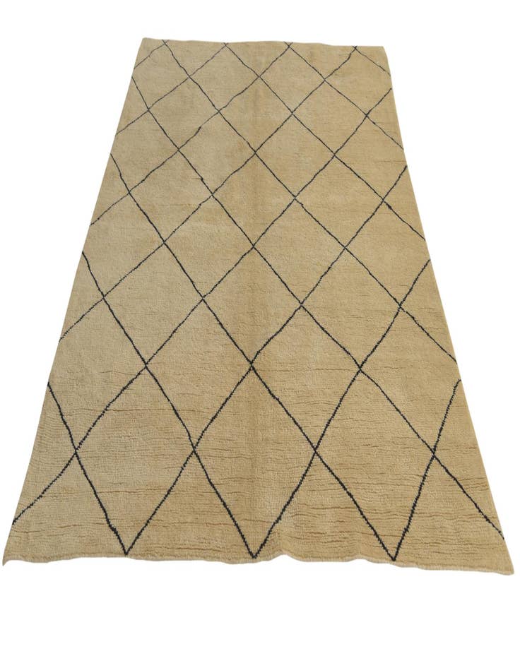 Detail image of  5' 6 x 8'  Hand Knotted Darya Wool Rug