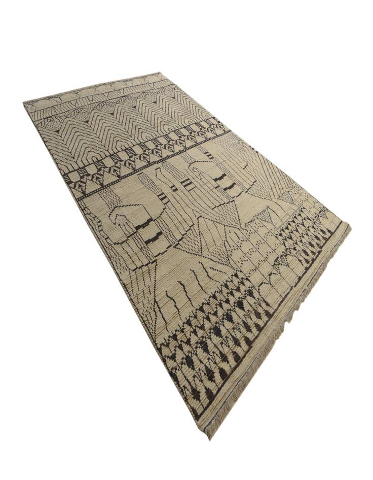 Detail image of  9' 10 x 14' 3  Hand Knotted Darya Wool Rug