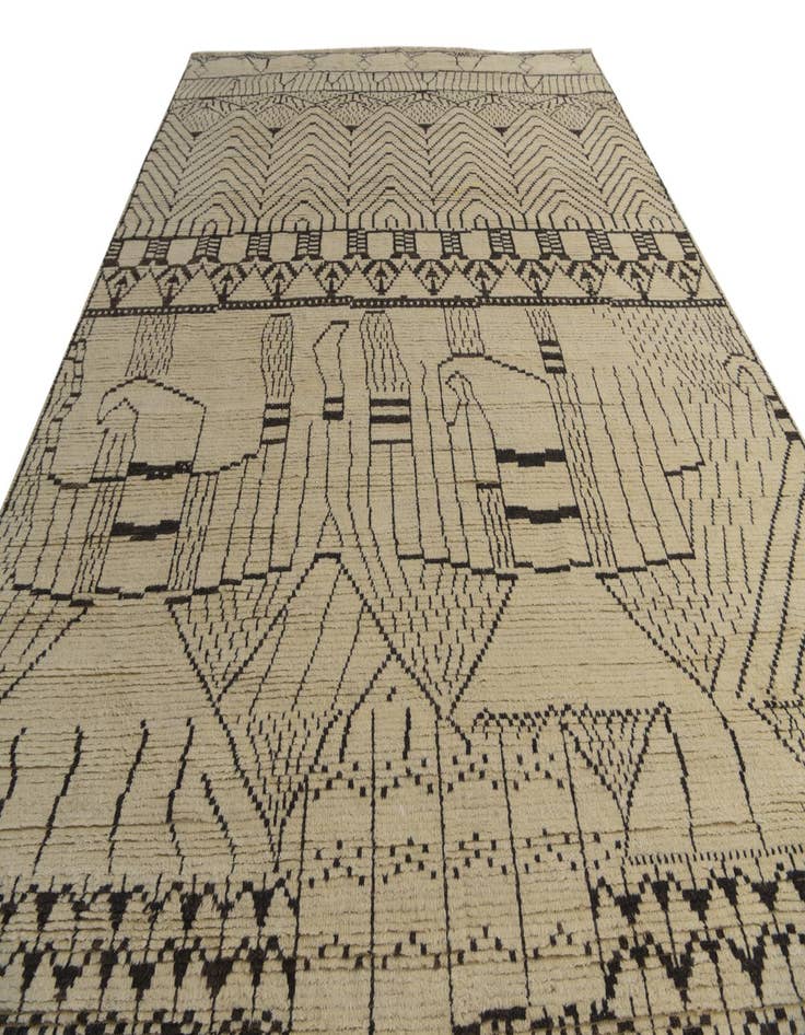 Detail image of  9' 10 x 14' 3  Hand Knotted Darya Wool Rug