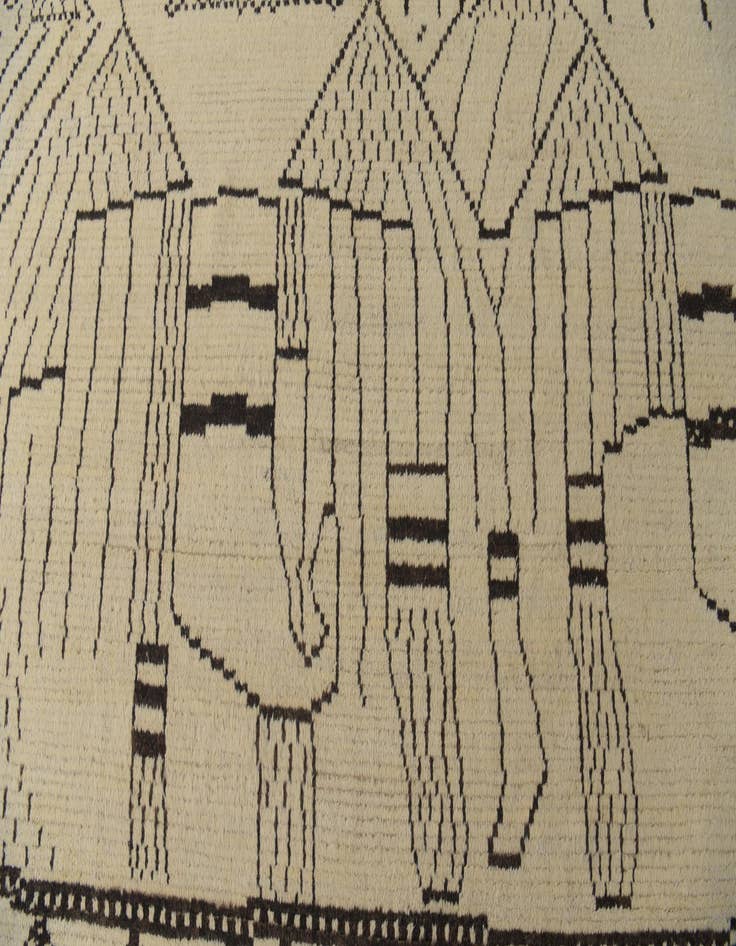 Detail image of  9' 10 x 14' 3  Hand Knotted Darya Wool Rug