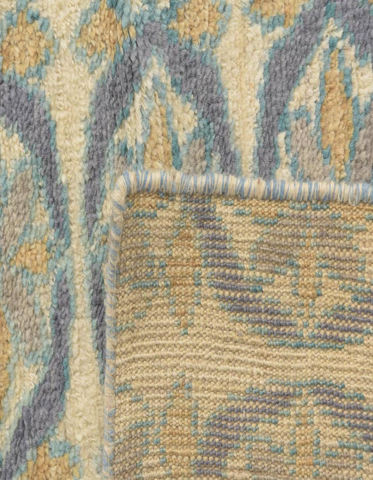 Detail image of  6' 8 x 9' 9  Hand Knotted Darya Wool Rug