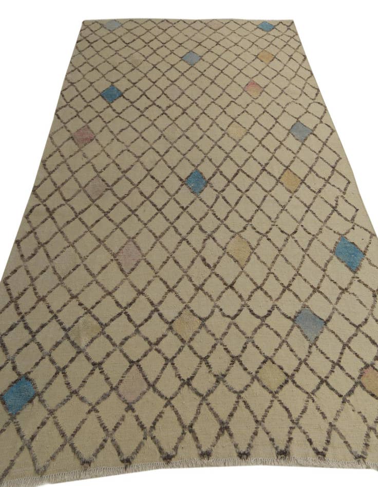 Detail image of  7' 8 x 10'  Hand Knotted Darya Wool Rug