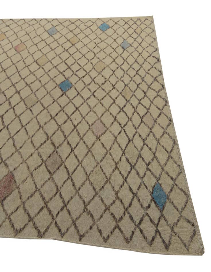 Detail image of  7' 8 x 10'  Hand Knotted Darya Wool Rug