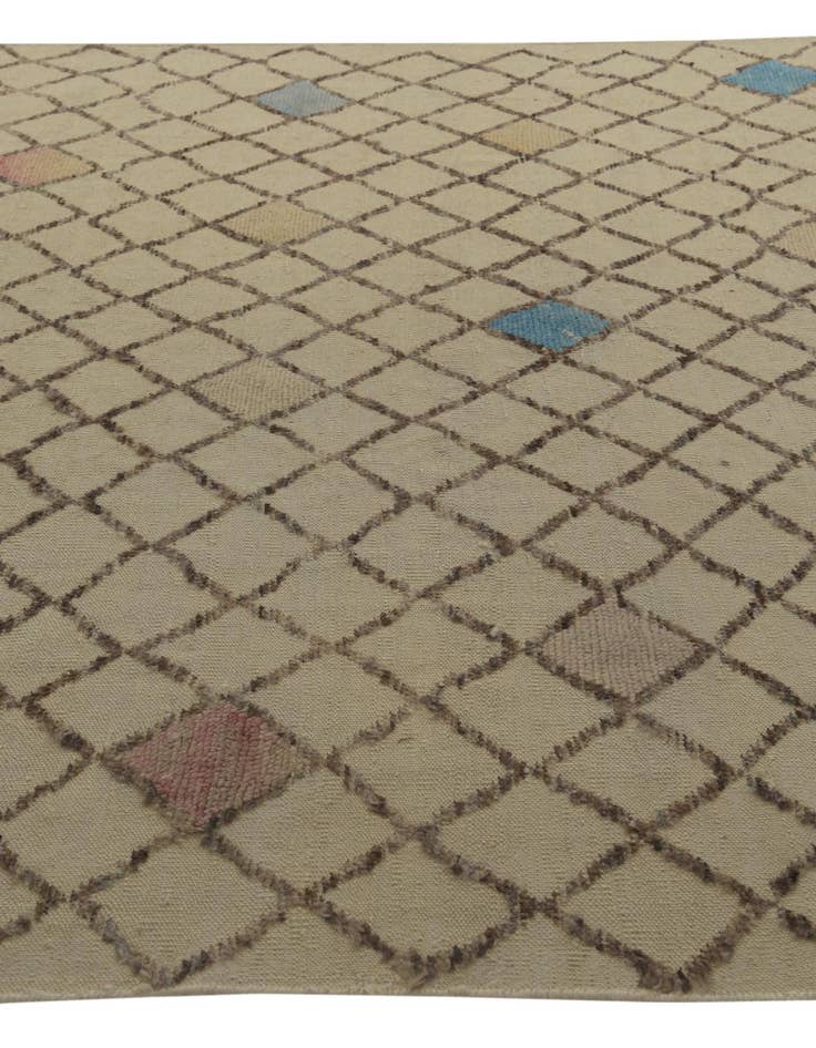 Detail image of  7' 8 x 10'  Hand Knotted Darya Wool Rug