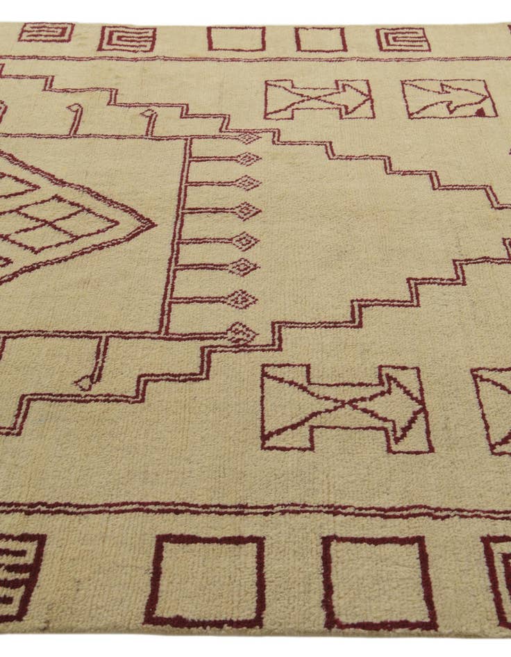 Detail image of  6' 4 x 9' 8  Hand Knotted Darya Wool Rug