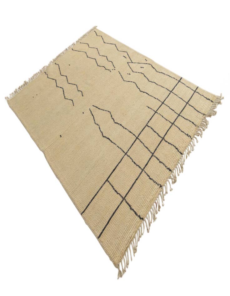 Detail image of  5' 10 x 7' 8  Hand Knotted Darya Wool Rug