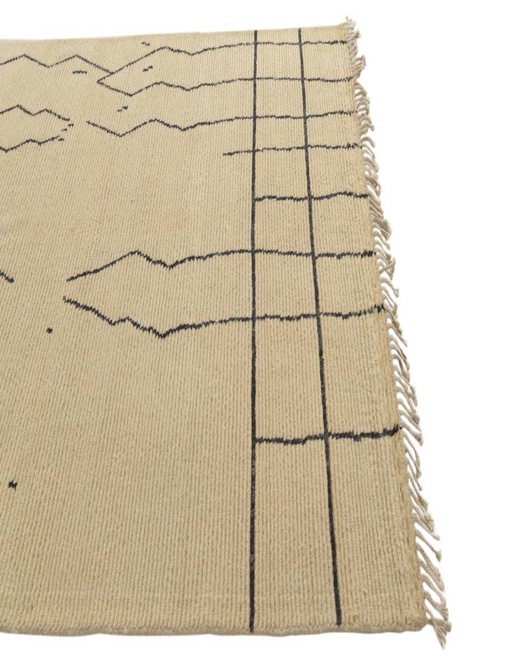 Detail image of  5' 10 x 7' 8  Hand Knotted Darya Wool Rug
