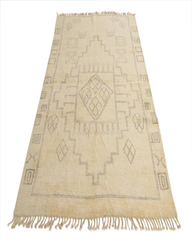 Detail image of  5' 5 x 8'  Hand Knotted Darya Wool Rug