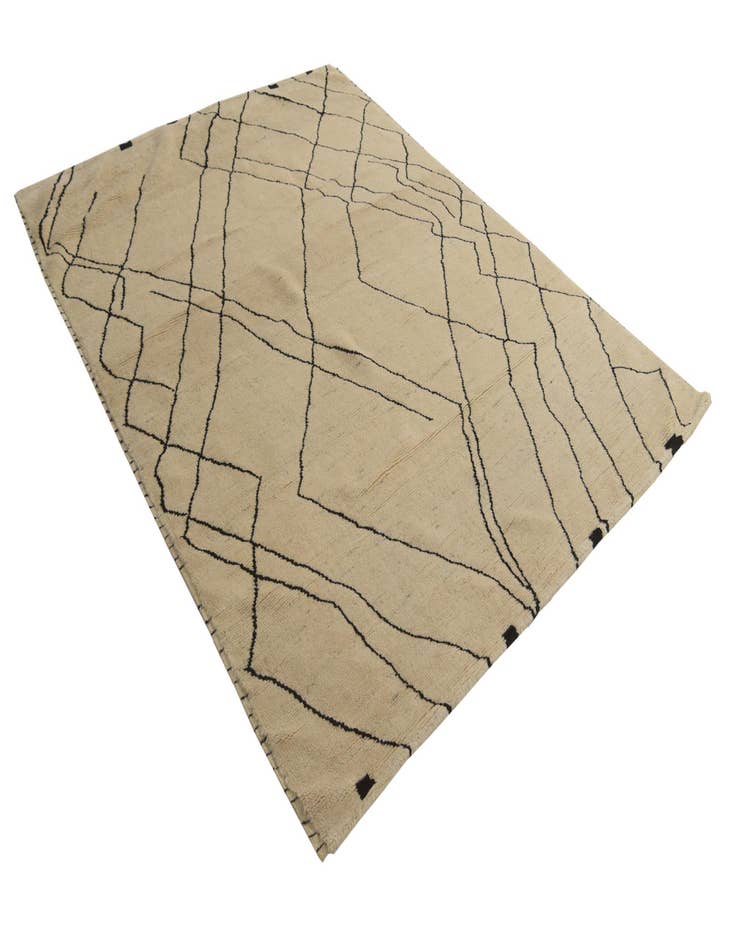 Detail image of  6' x 8'  Hand Knotted Darya Wool Rug