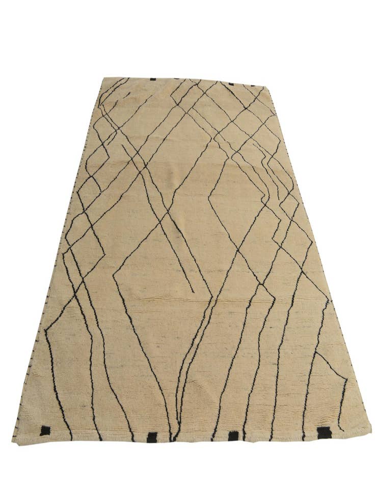 Detail image of  6' x 8'  Hand Knotted Darya Wool Rug