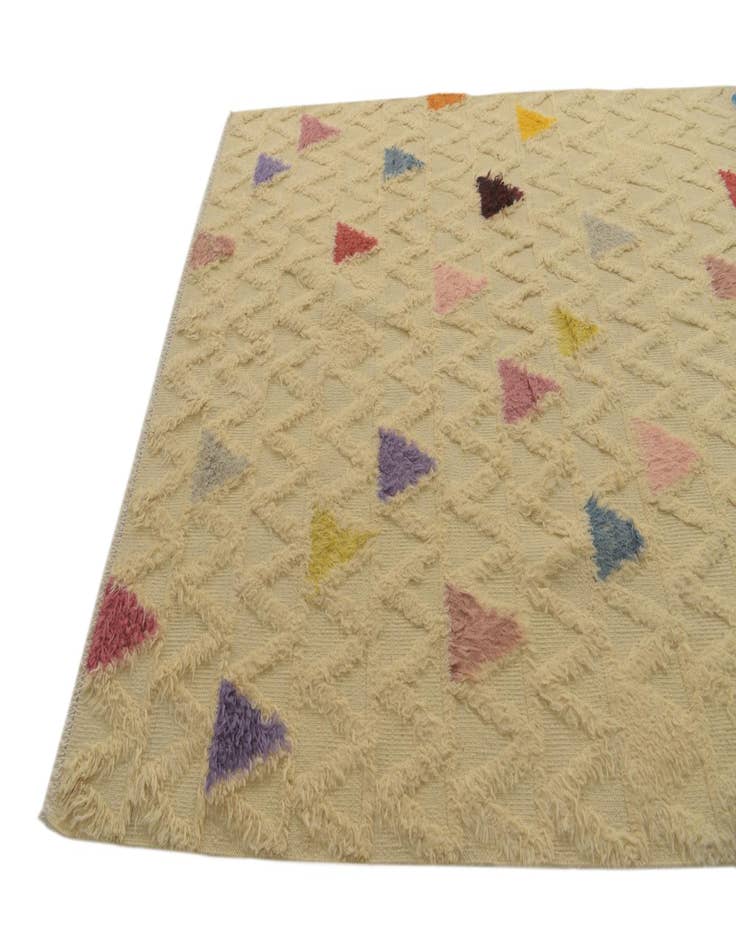 Detail image of  5' 8 x 8' 4  Hand Knotted Darya Wool Rug