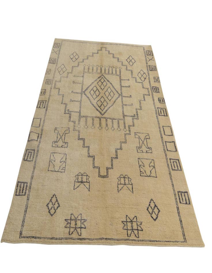 Detail image of  5' 8 x 7' 9  Hand Knotted Darya Wool Rug