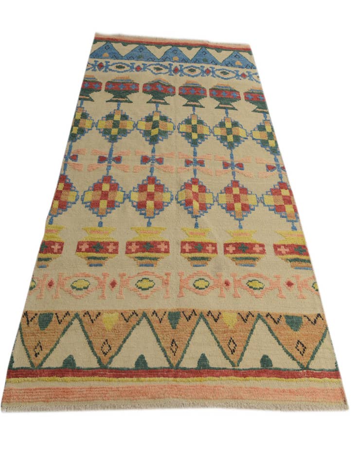 Detail image of  5' 8 x 8' 3  Hand Knotted Darya Wool Rug