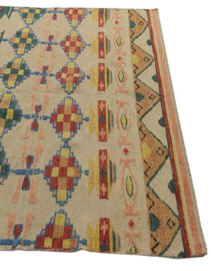 Detail image of  5' 8 x 8' 3  Hand Knotted Darya Wool Rug